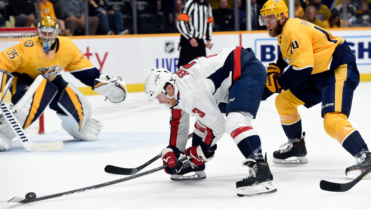 Ekholm's late goal leads Predators over Capitals, 6-5
